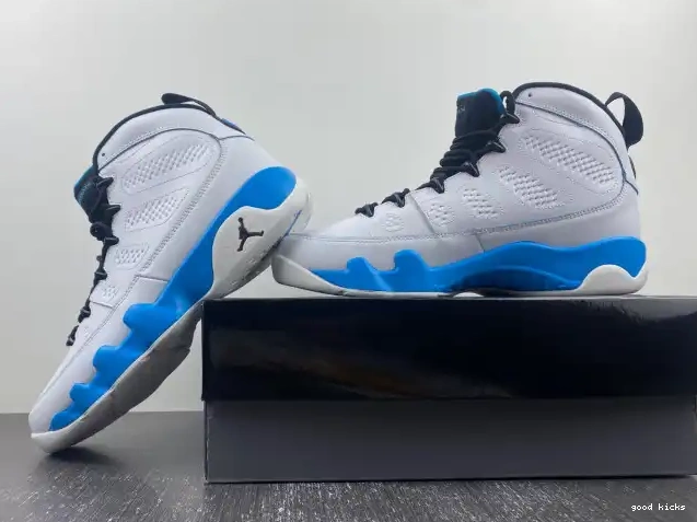 Powder Jordan FQ8992-101 Blue 9 Air 0405